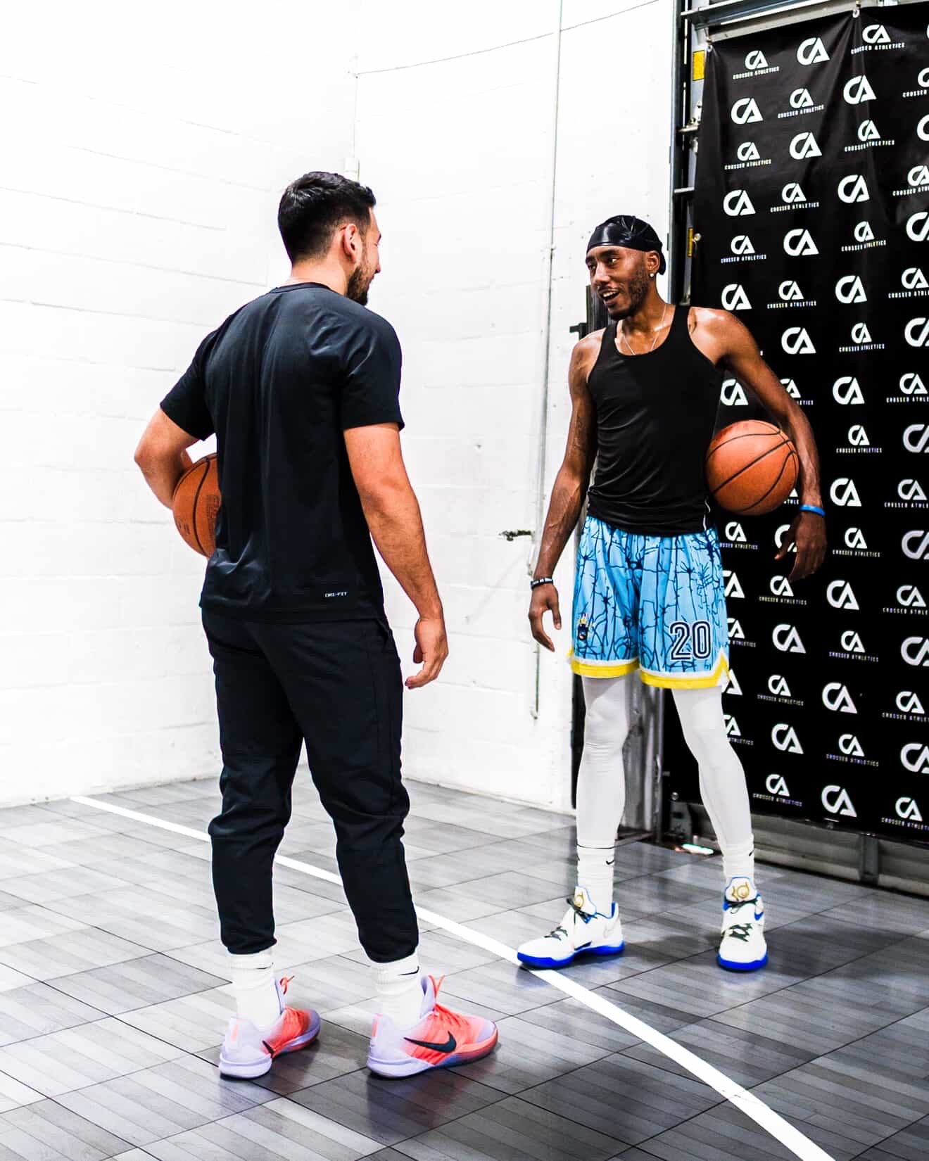 Coach with young player